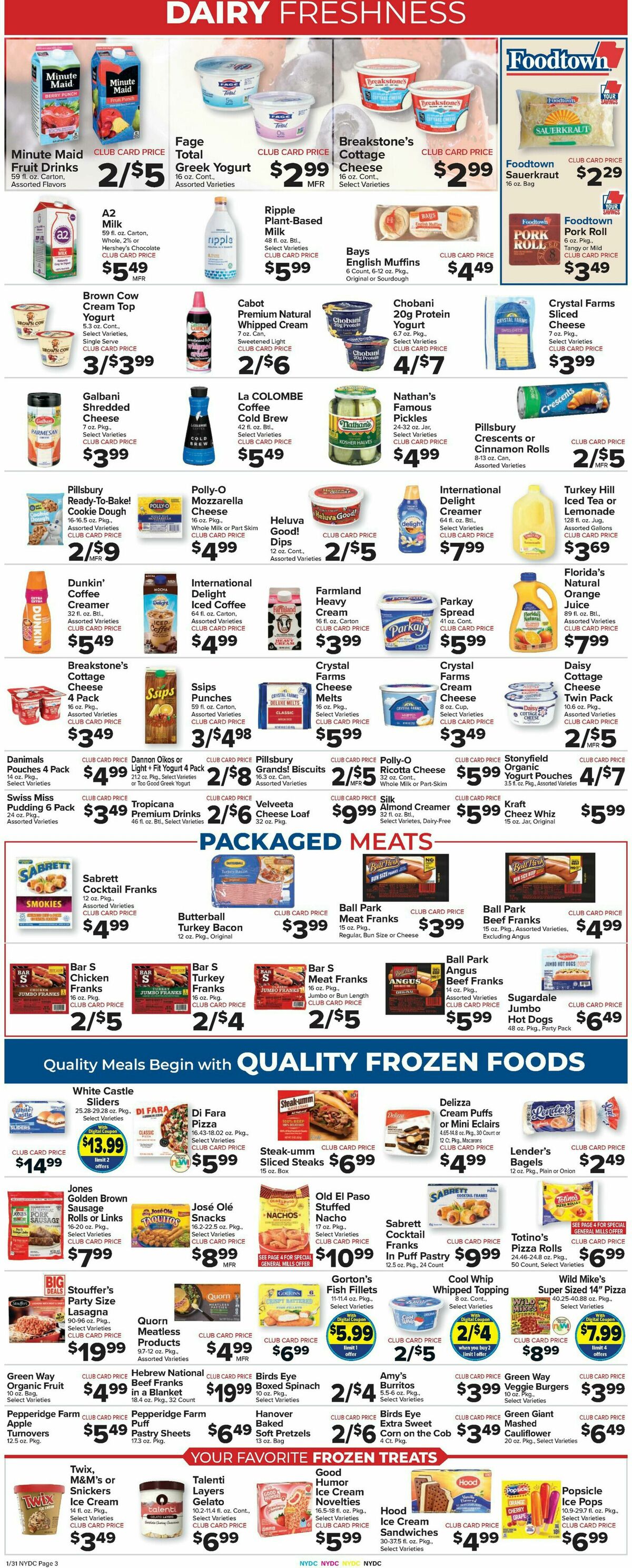 Food Town Weekly Ad from January 31