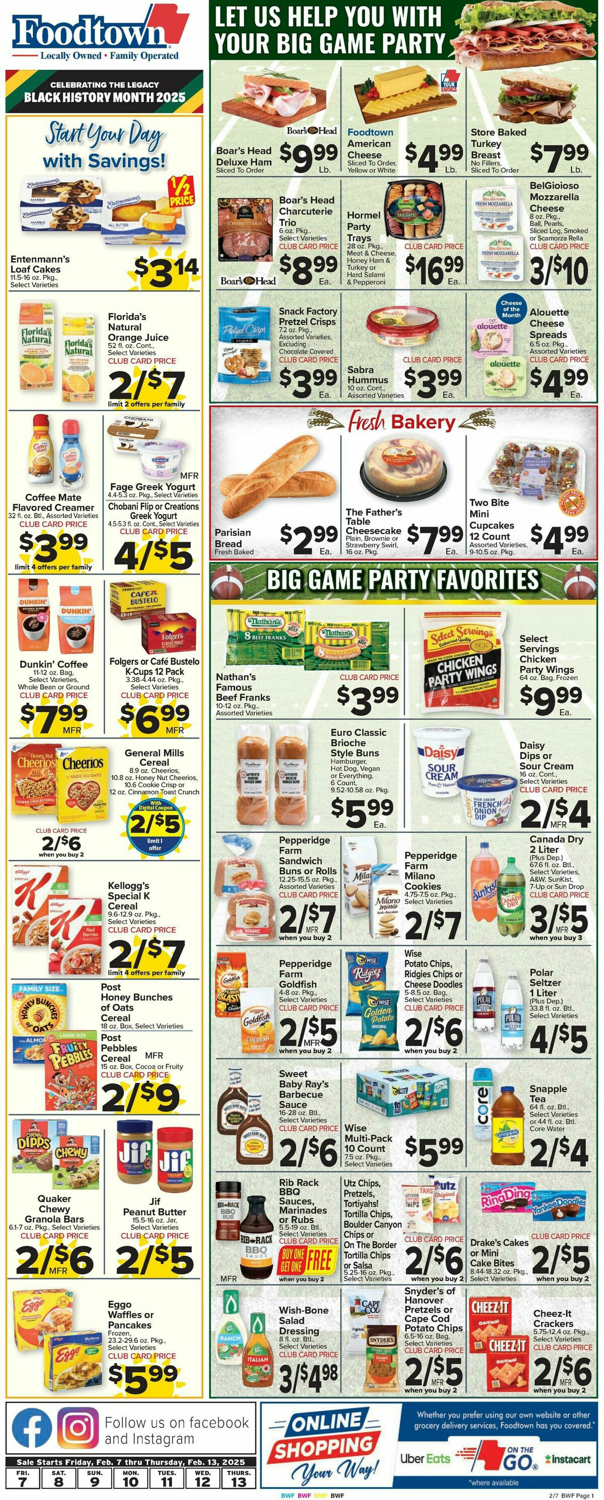 Food Town Weekly Ad from February 7