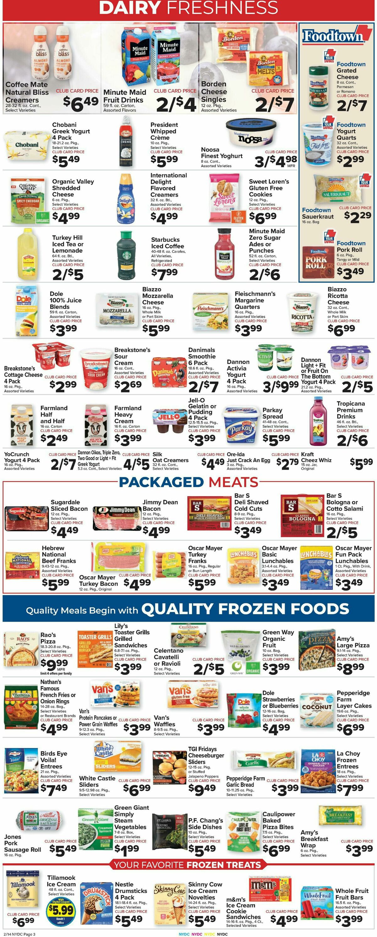 Food Town Weekly Ad from February 14