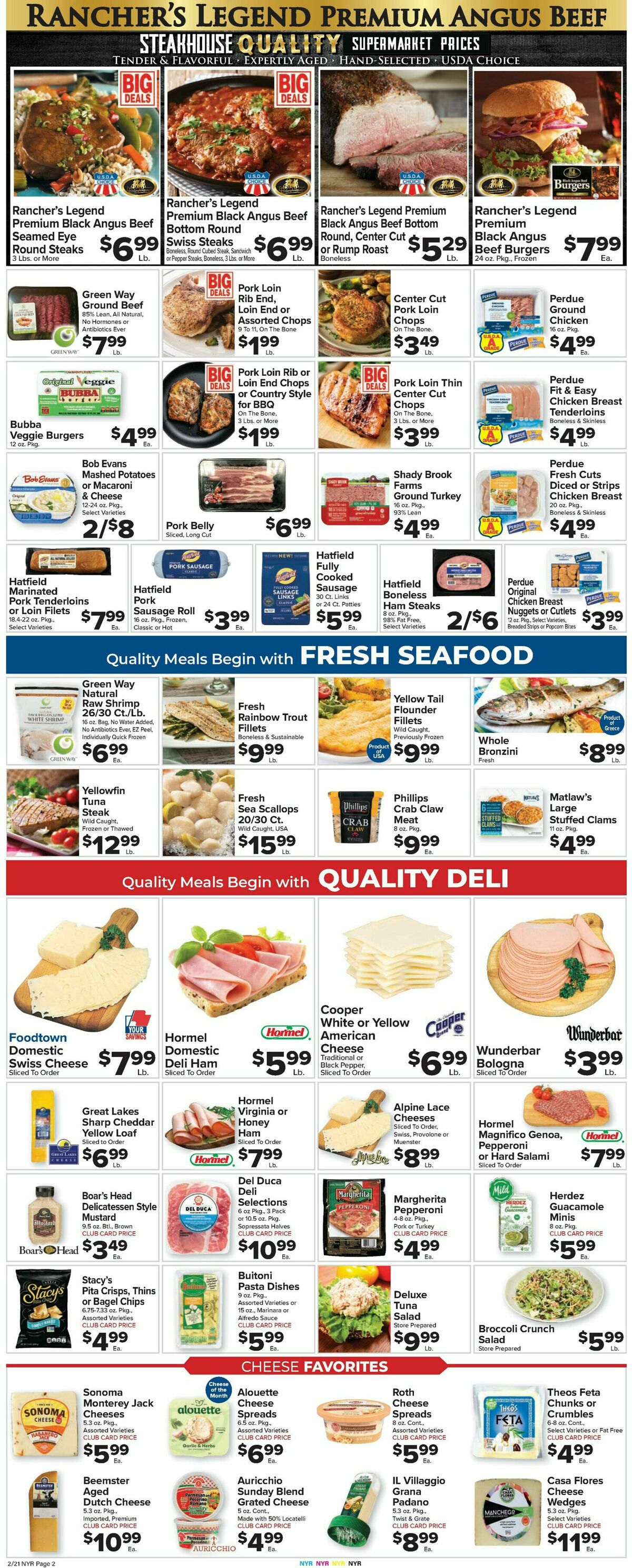 Food Town Weekly Ad from February 21