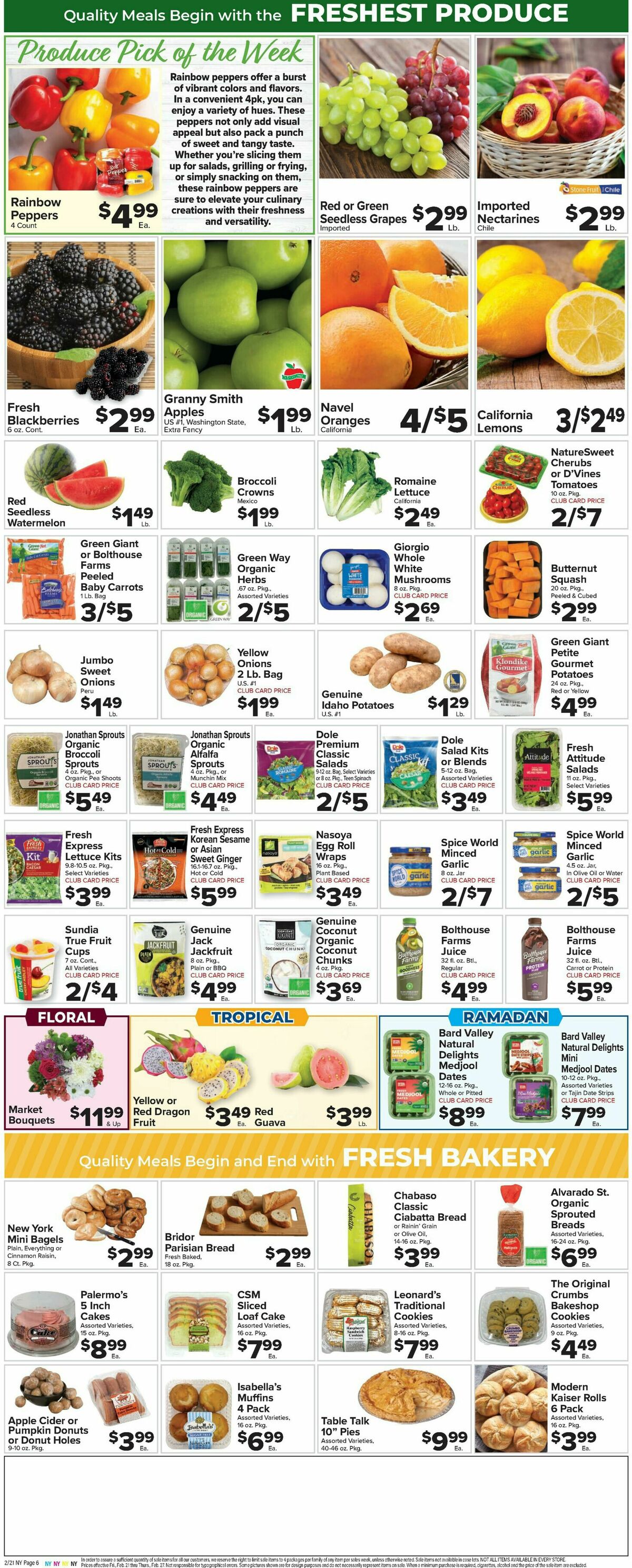 Food Town Weekly Ad from February 21