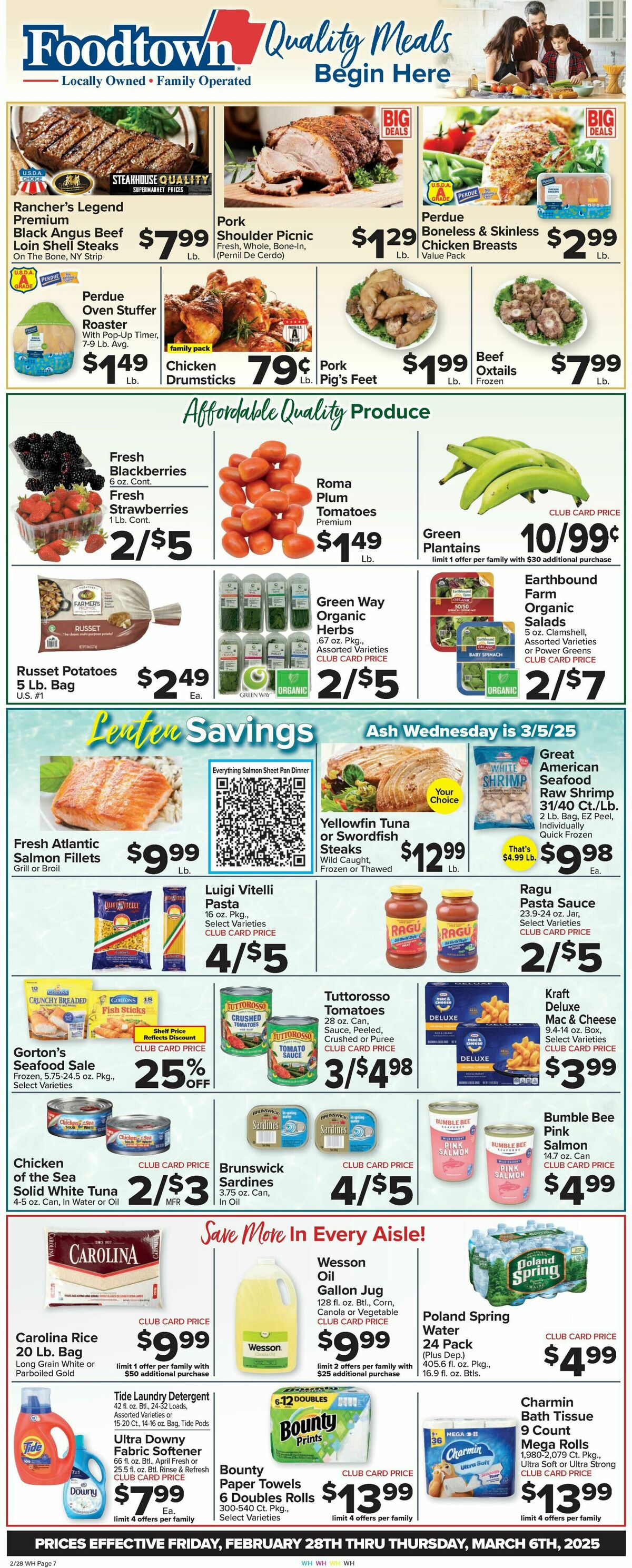 Food Town Weekly Ad from February 28