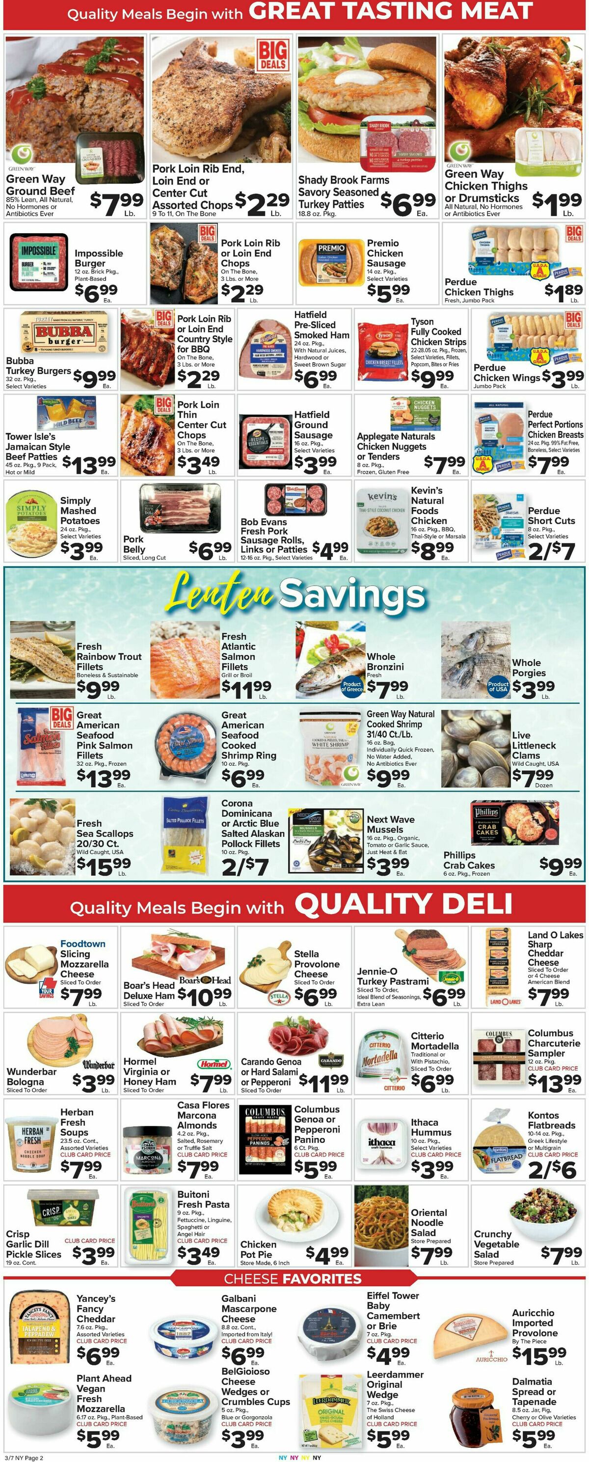 Food Town Weekly Ad from March 7