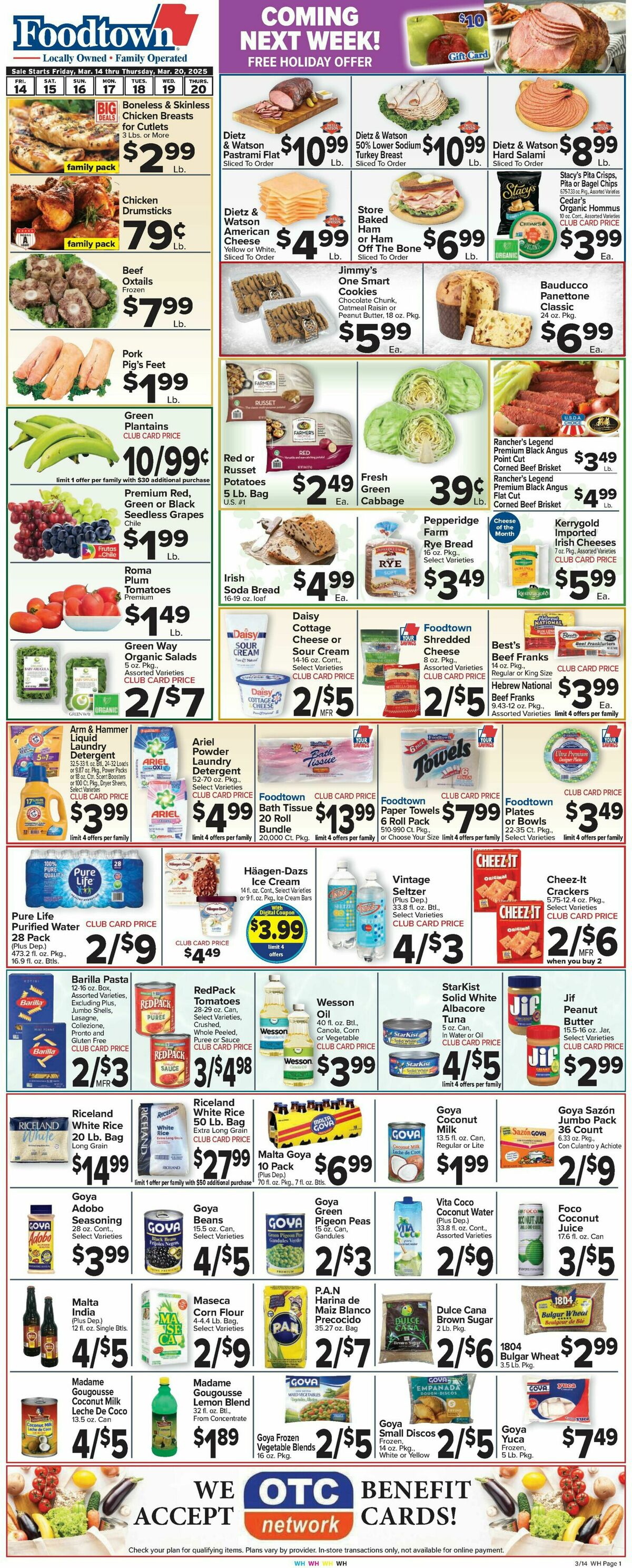 Food Town Weekly Ad from March 14