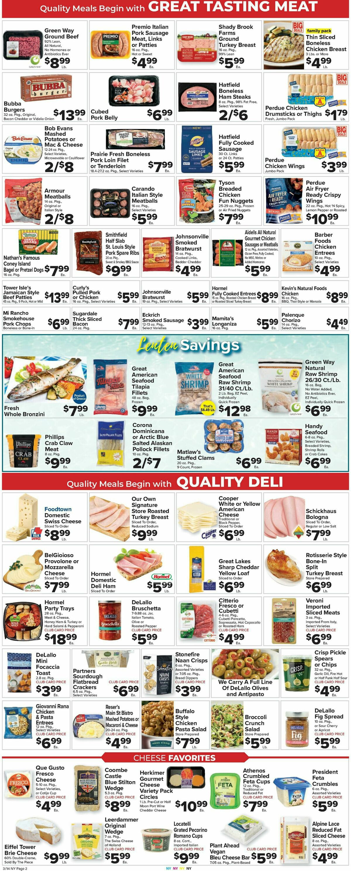Food Town Weekly Ad from March 14