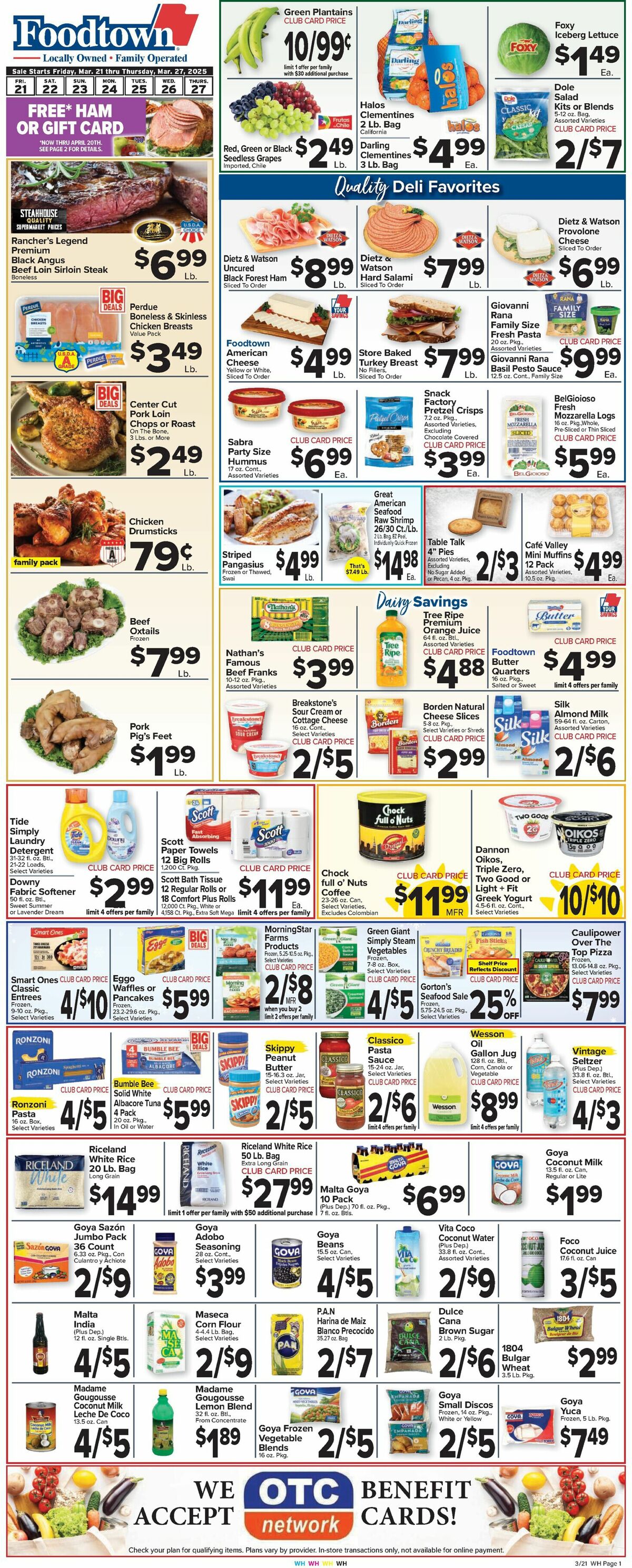 Food Town Weekly Ad from March 21