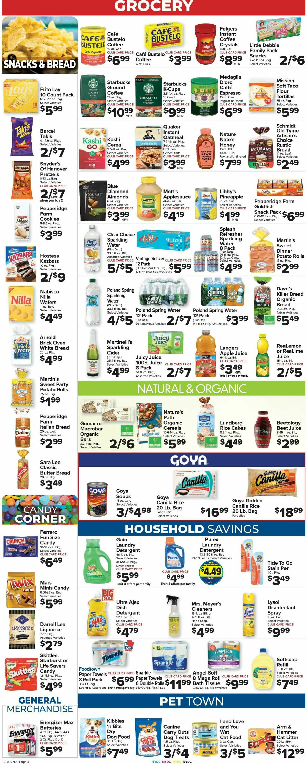 Food Town Weekly Ad from March 28