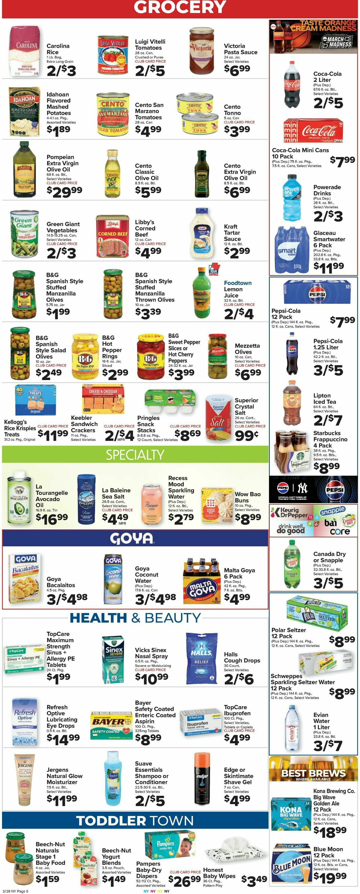 Food Town Weekly Ad from March 28