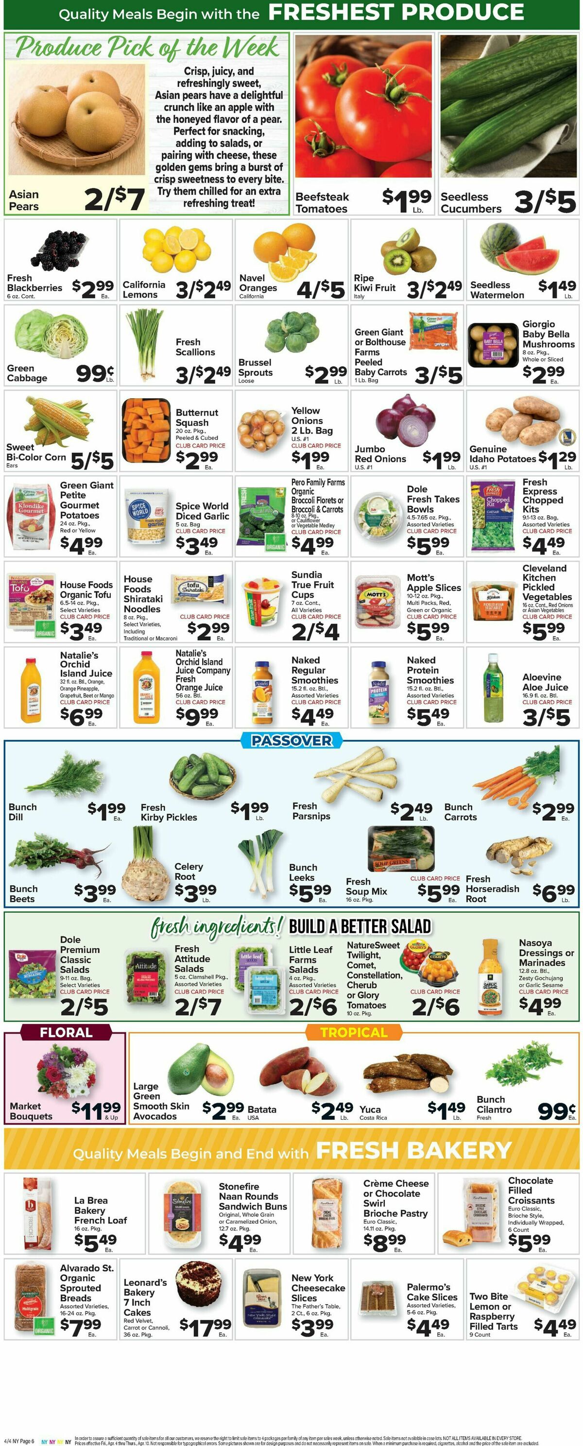 Food Town Weekly Ad from April 4