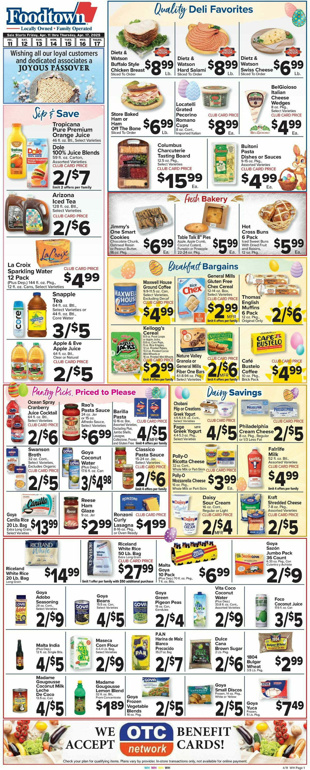 Food Town Weekly Ad from April 11