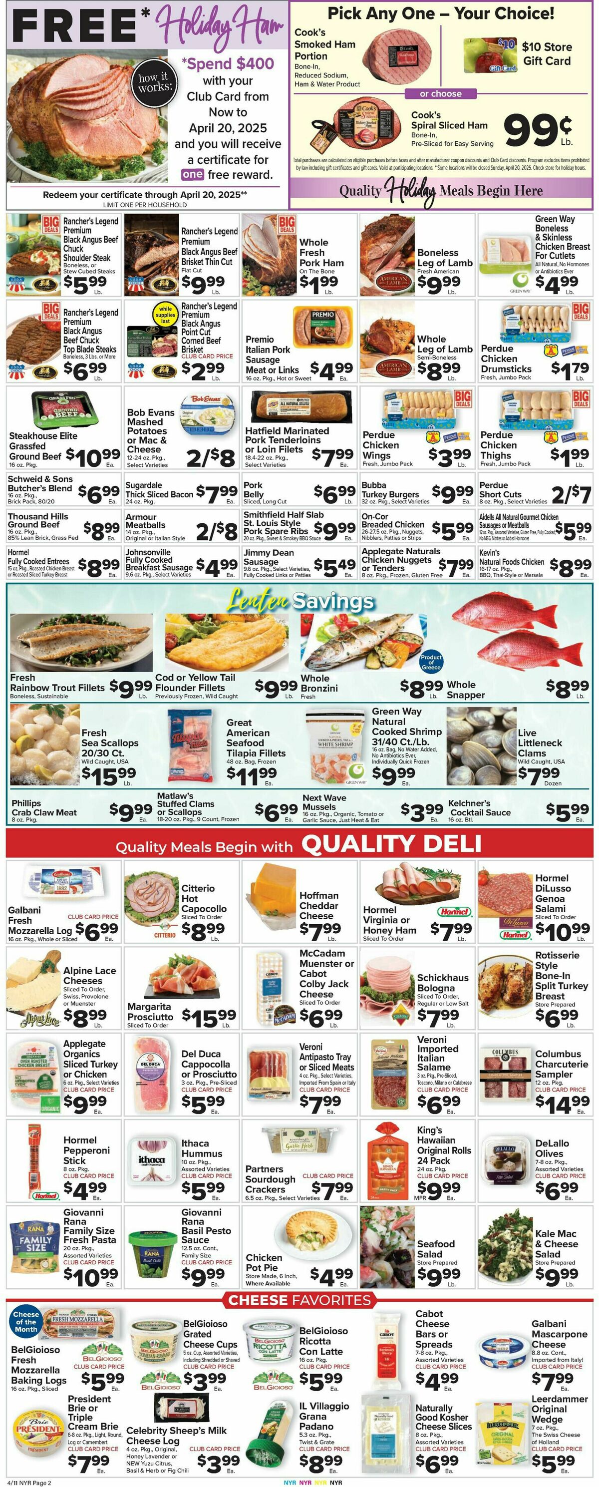 Food Town Weekly Ad from April 11