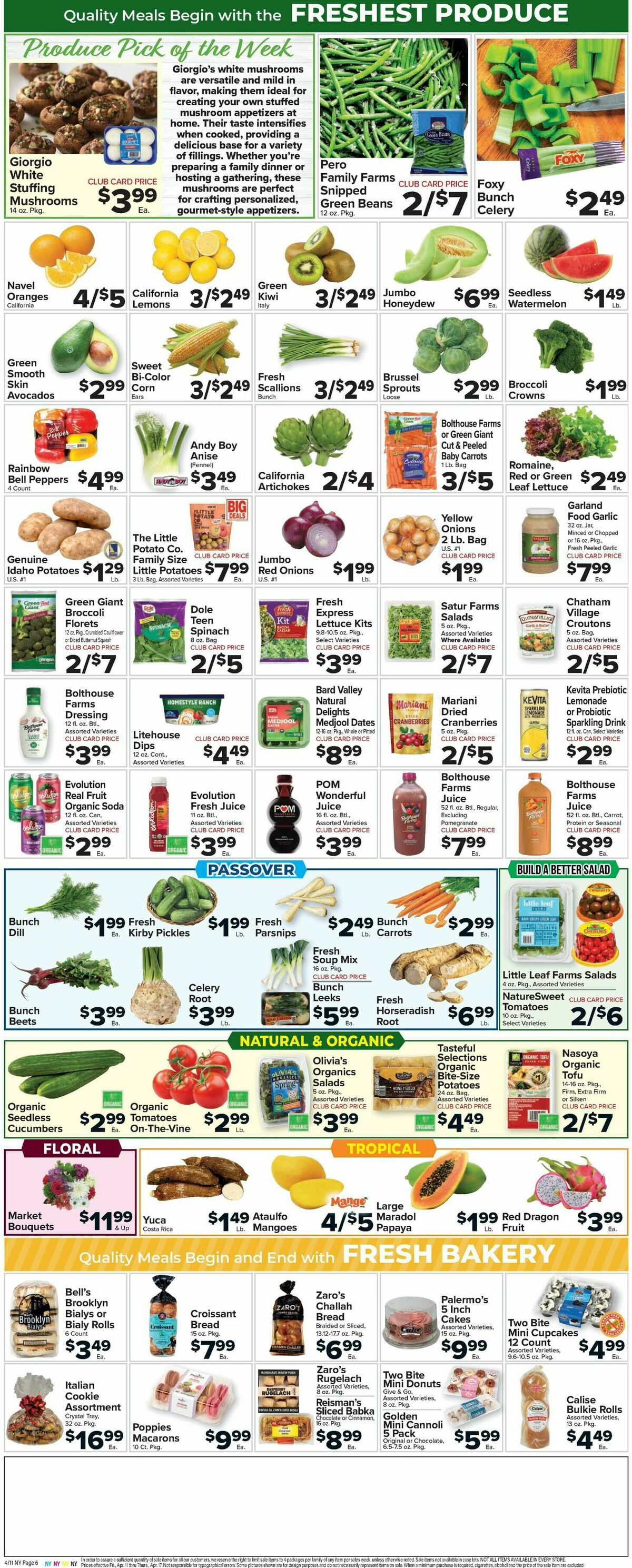 Food Town Weekly Ad from April 11
