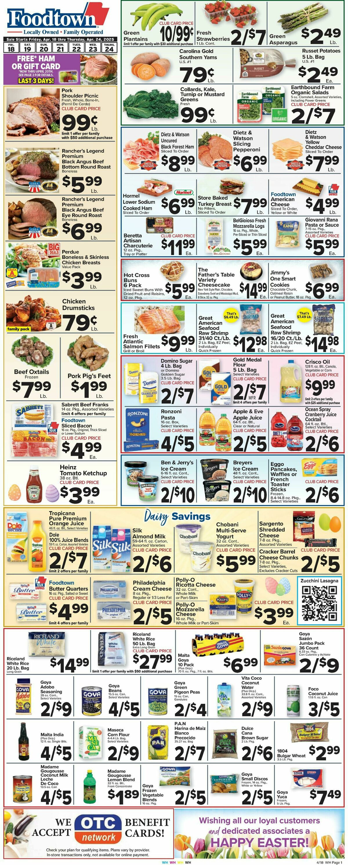 Food Town Weekly Ad from April 18