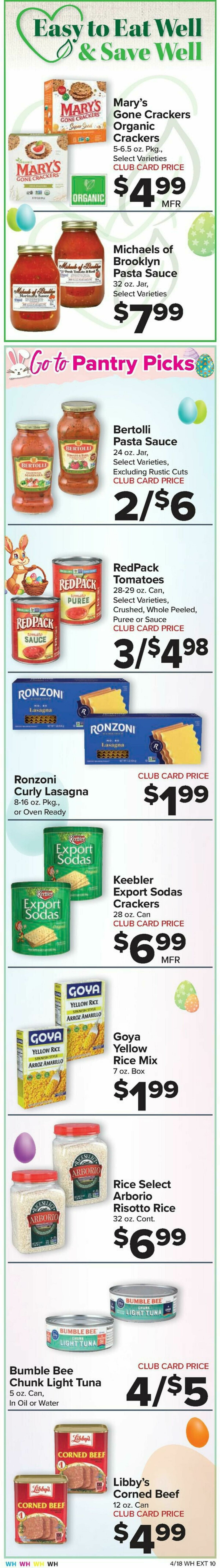 Food Town Weekly Ad from April 18