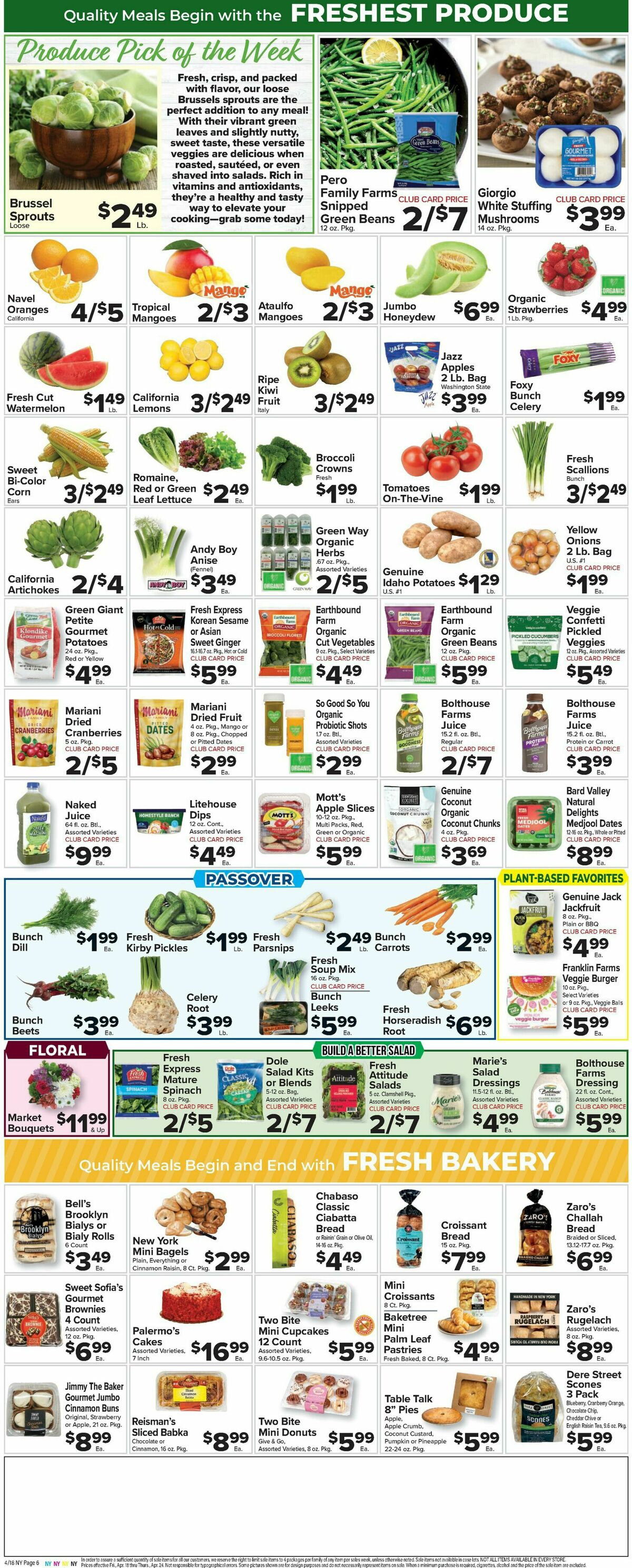 Food Town Weekly Ad from April 18