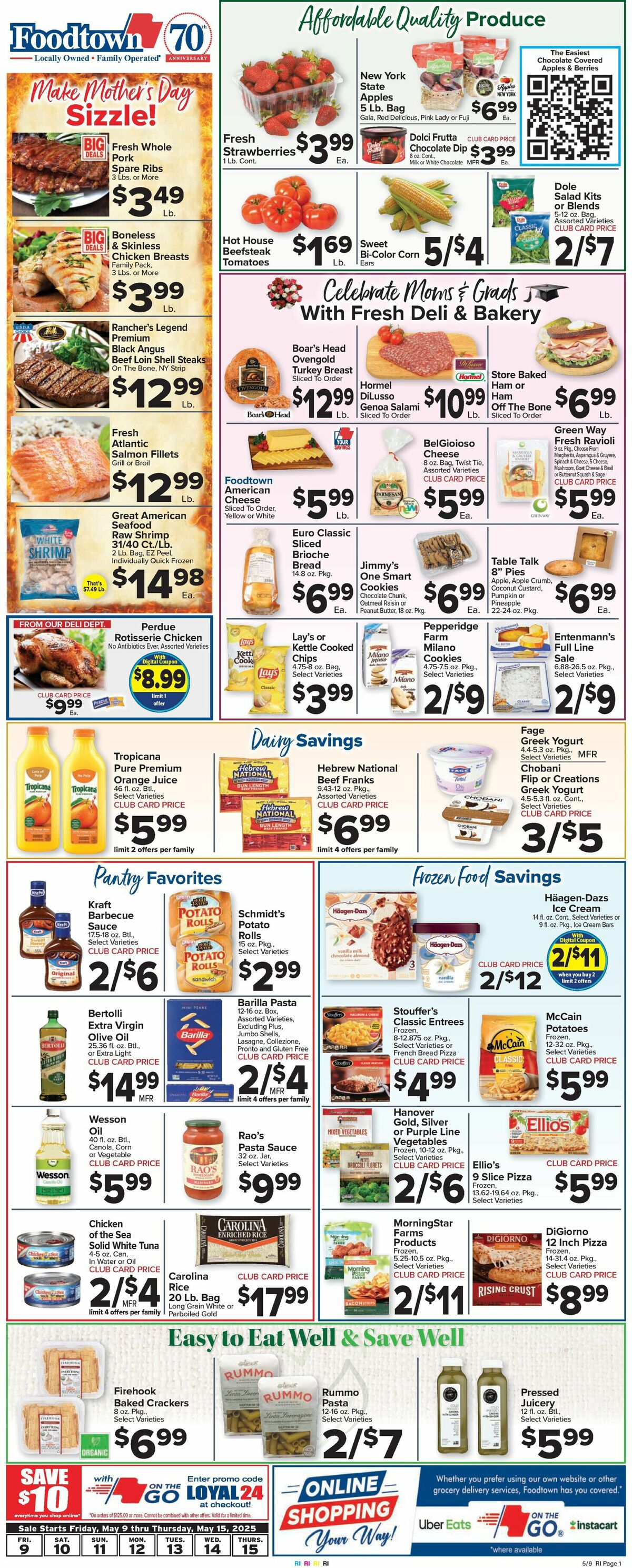 Food Town Weekly Ad from May 9