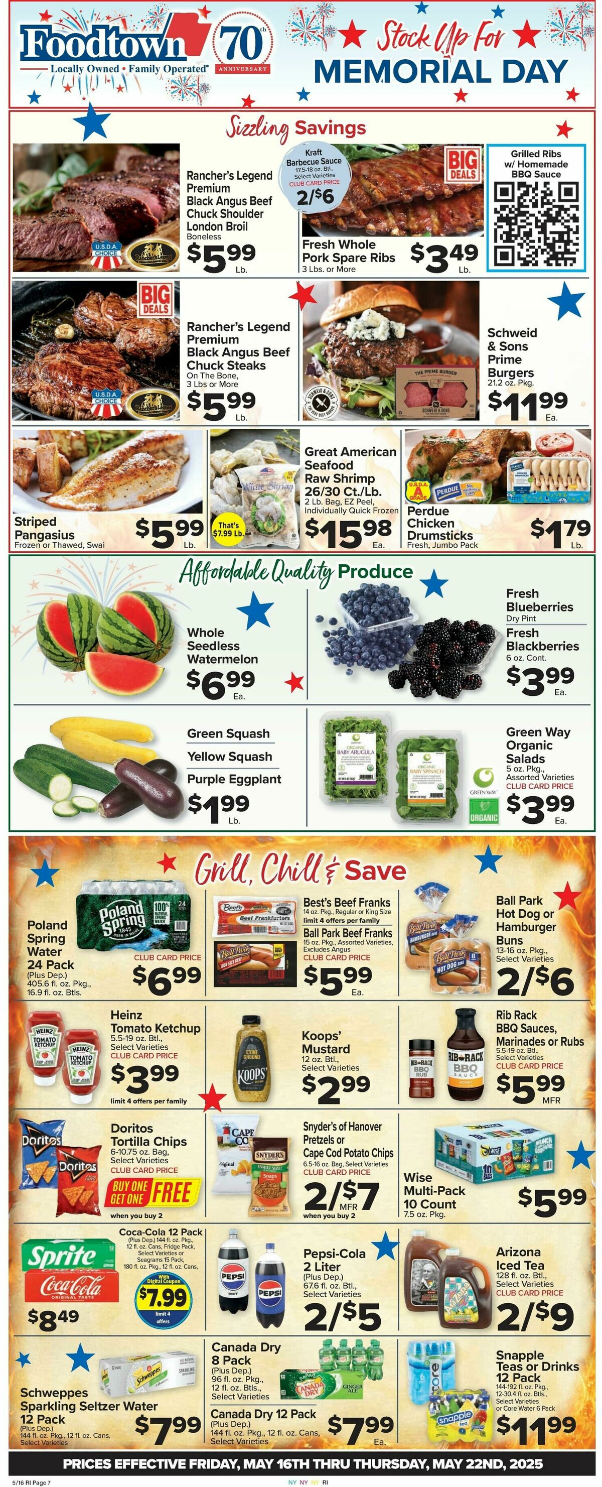 Food Town Weekly Ad from May 16