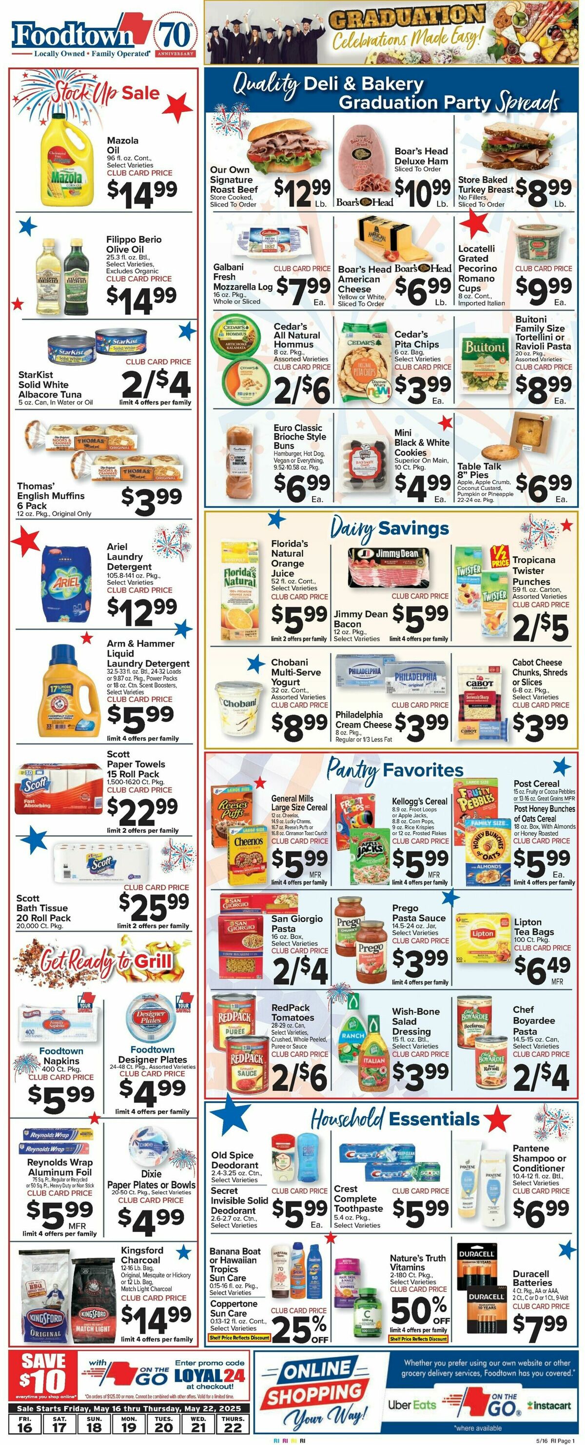 Food Town Weekly Ad from May 16