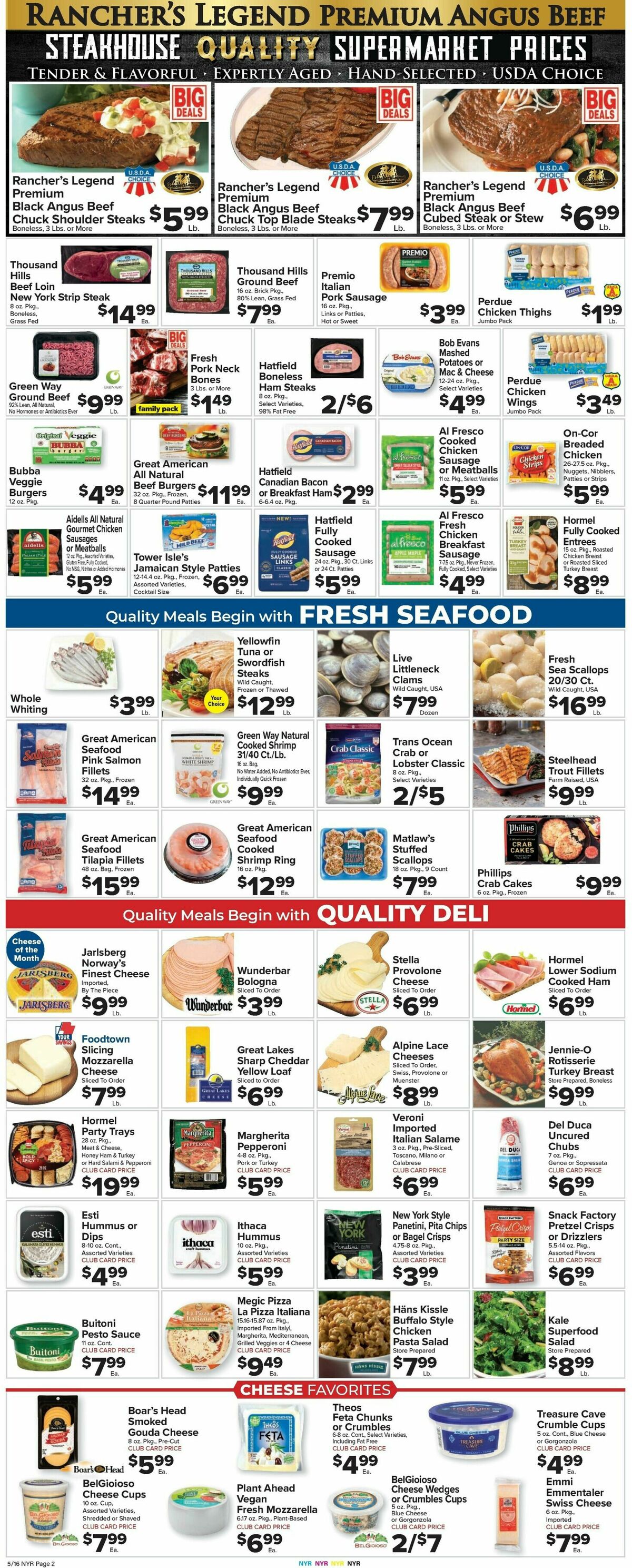 Food Town Weekly Ad from May 16