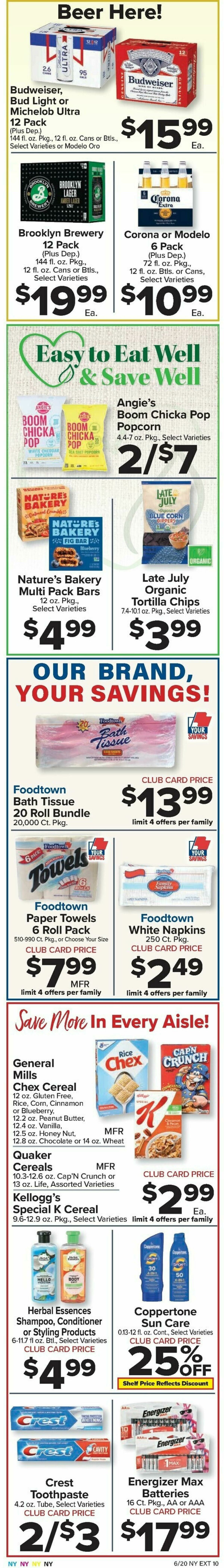 Food Town Weekly Ad from June 20