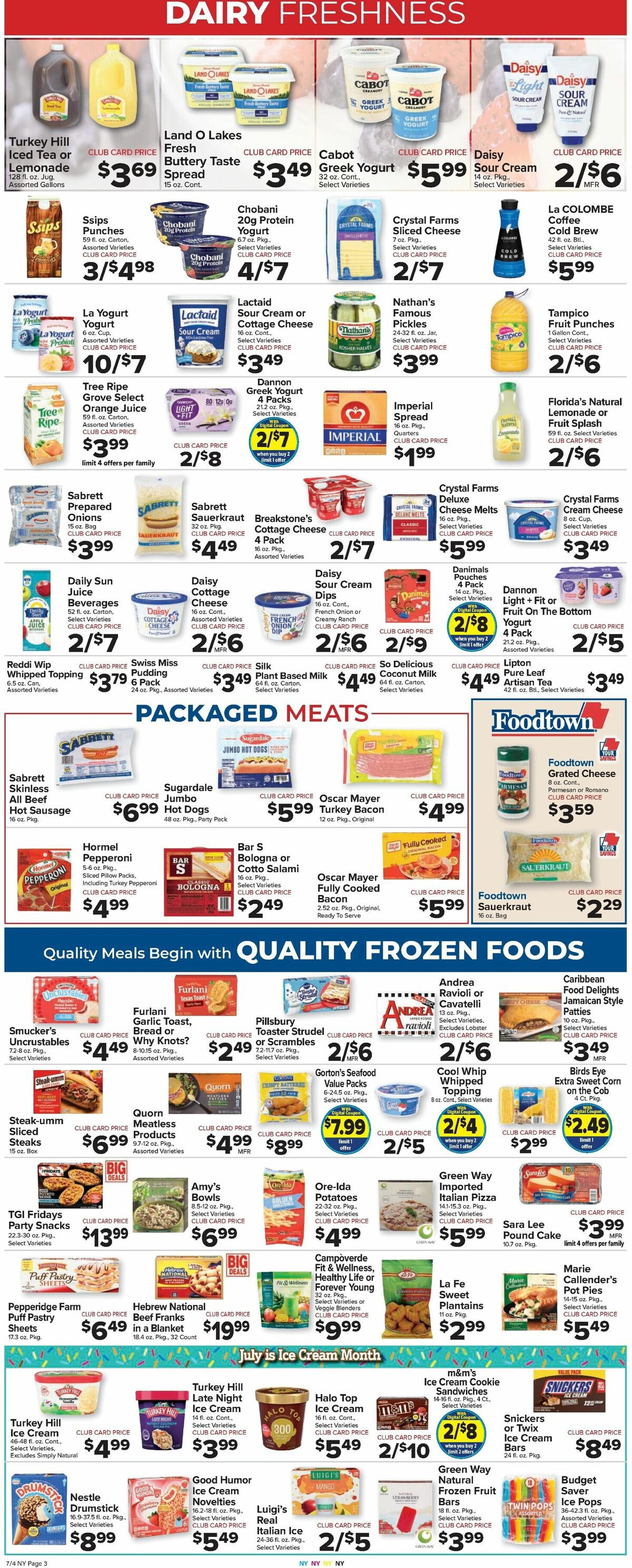 Food Town Weekly Ad from July 4