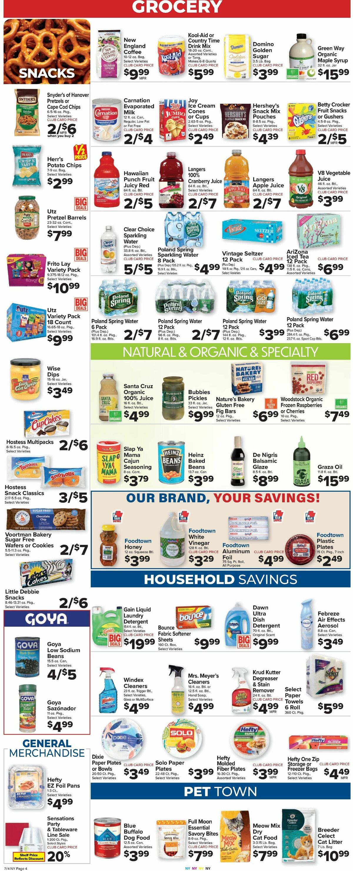 Food Town Weekly Ad from July 4