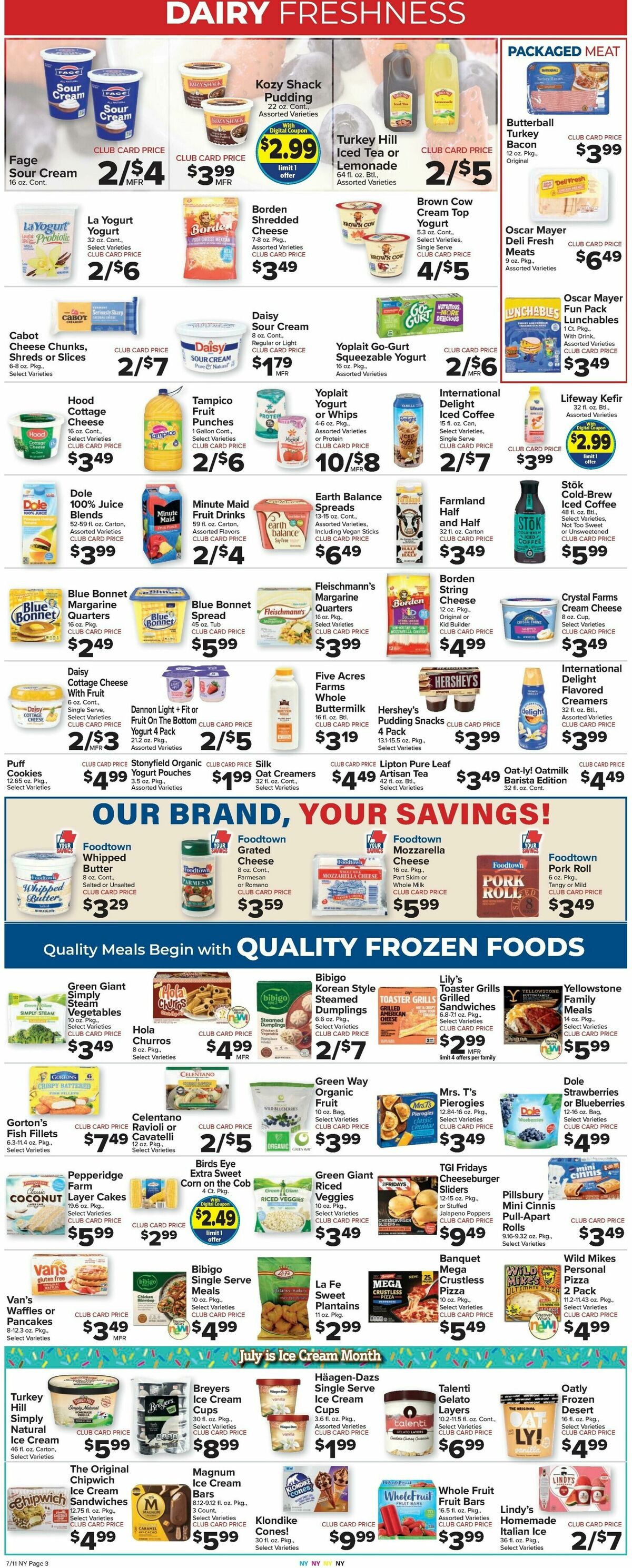 Food Town Weekly Ad from July 11
