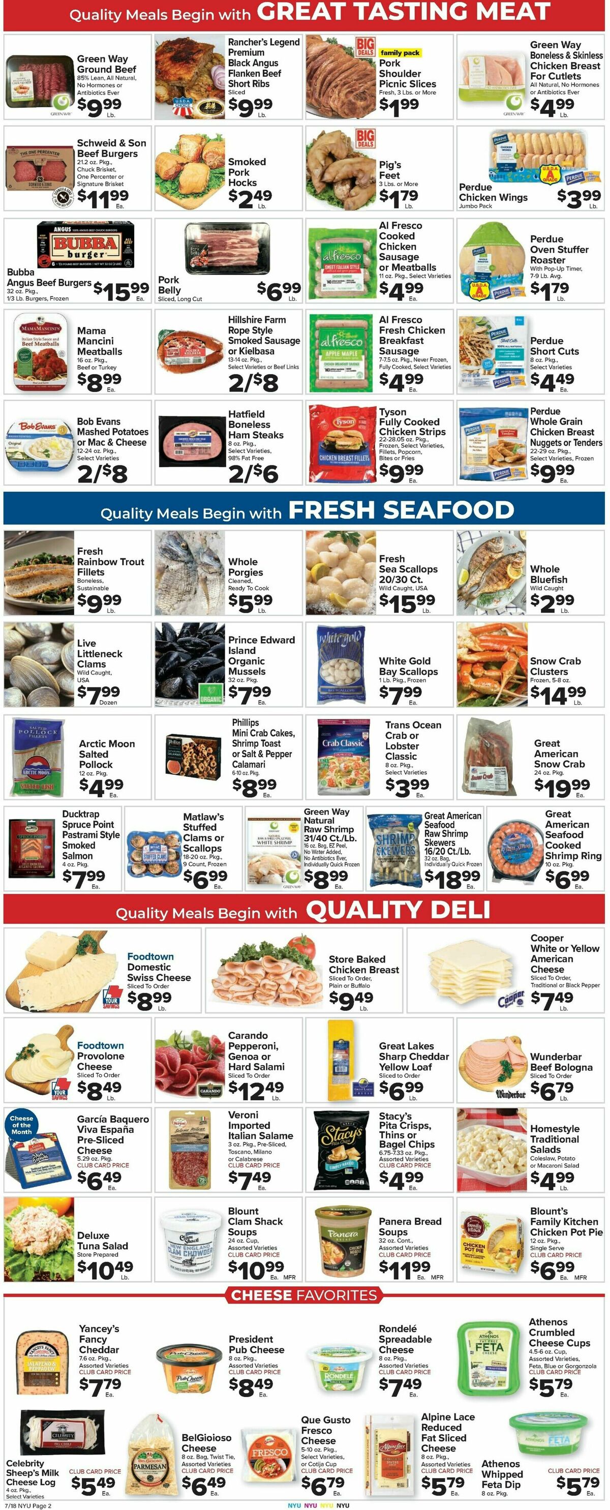 Food Town Weekly Ad from July 18