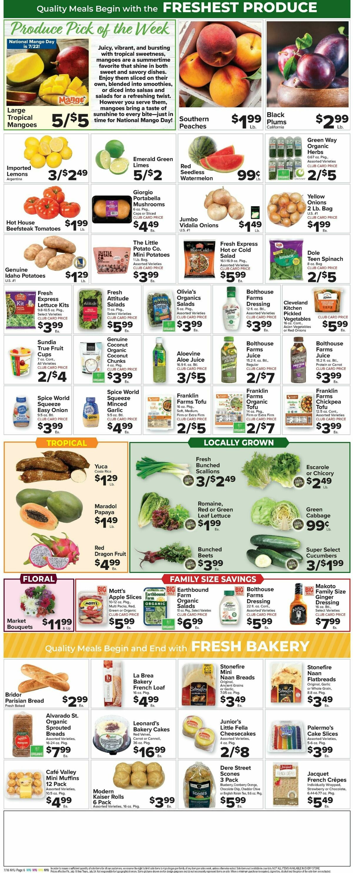 Food Town Weekly Ad from July 18