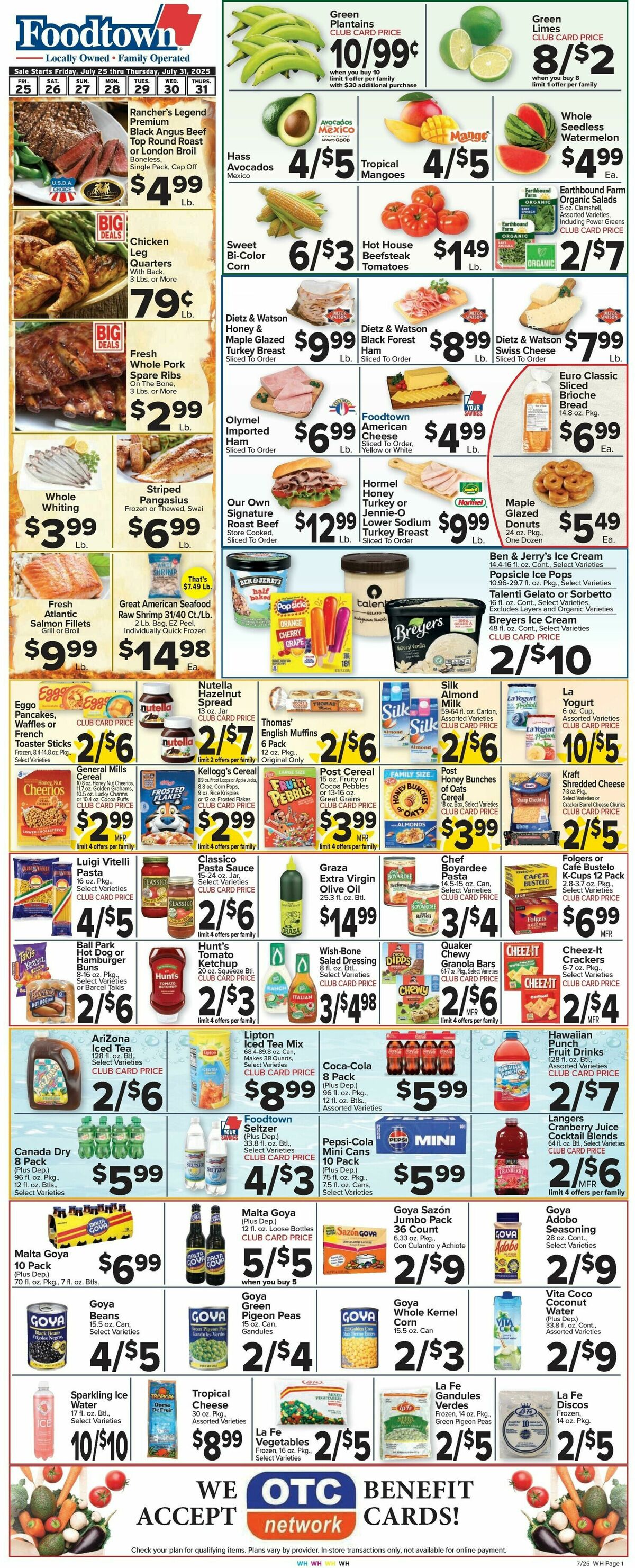 Food Town Weekly Ad from July 25
