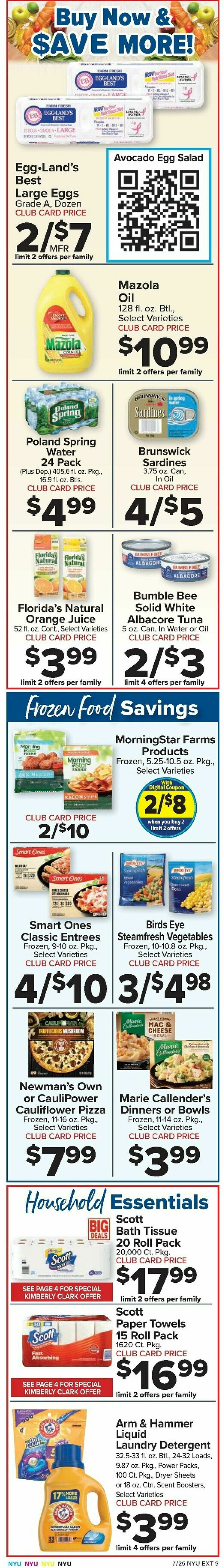 Food Town Weekly Ad from July 25