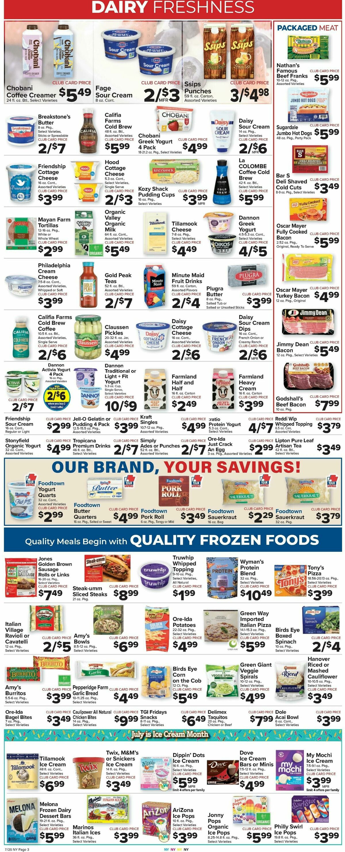 Food Town Weekly Ad from July 25