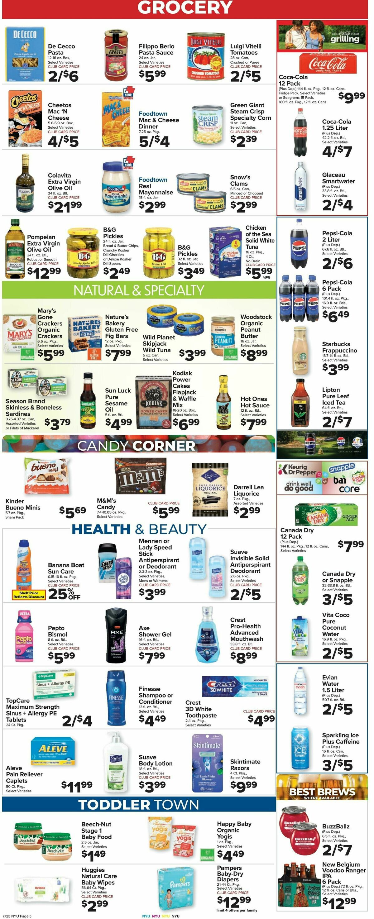 Food Town Weekly Ad from July 25