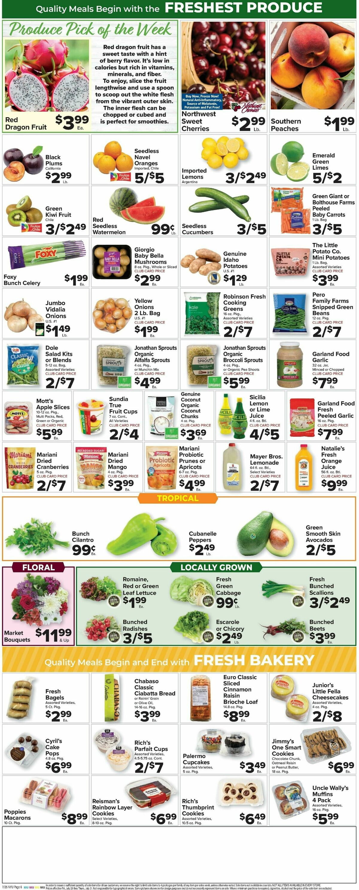 Food Town Weekly Ad from July 25