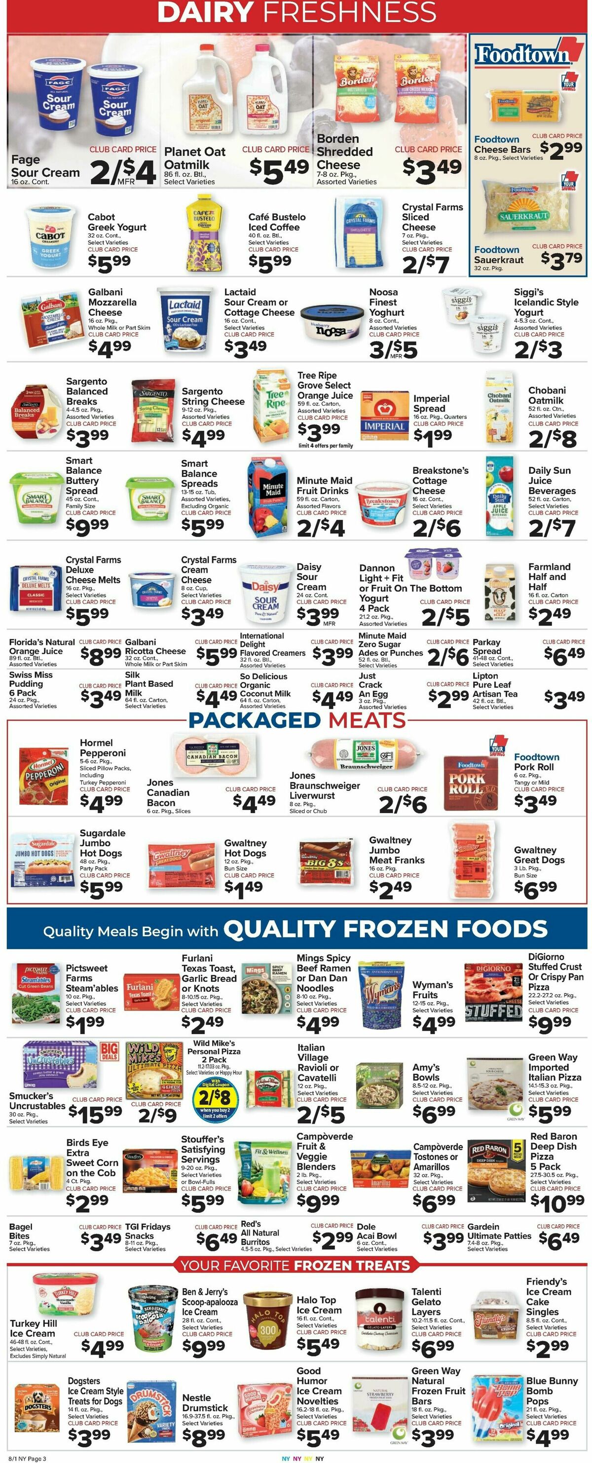 Food Town Weekly Ad from August 1