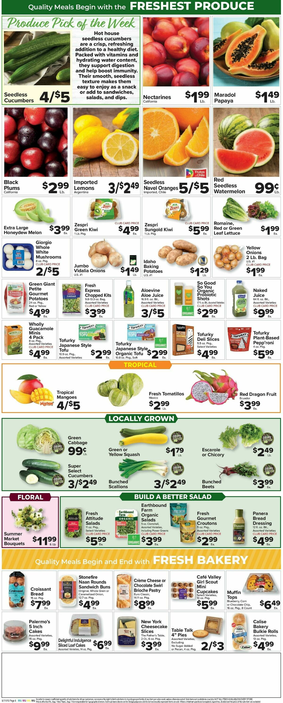 Food Town Weekly Ad from August 1