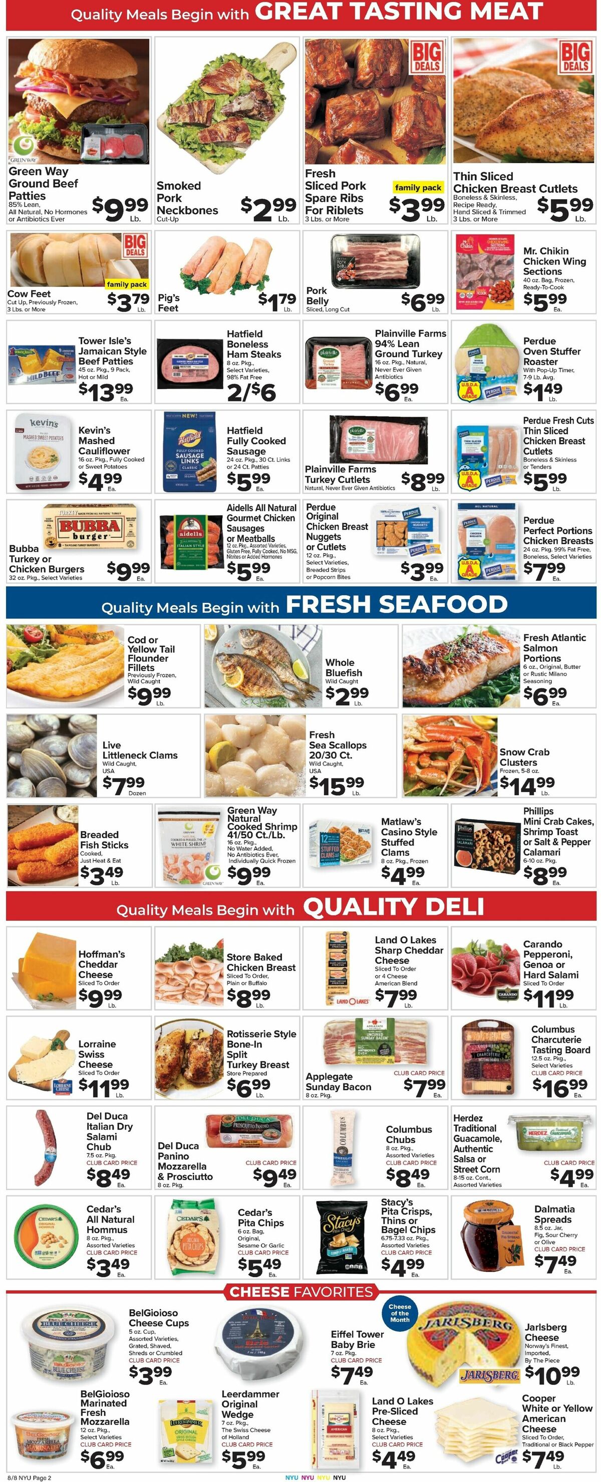 Food Town Weekly Ad from August 8