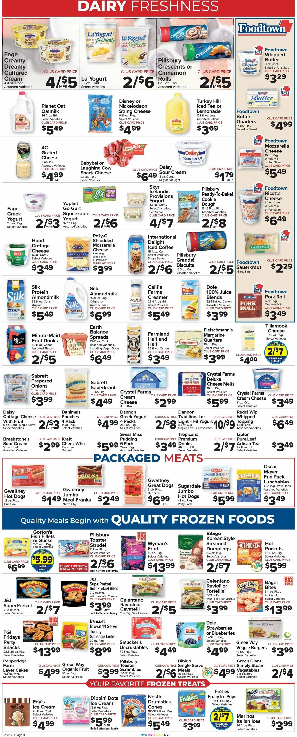 Food Town Weekly Ad from August 8