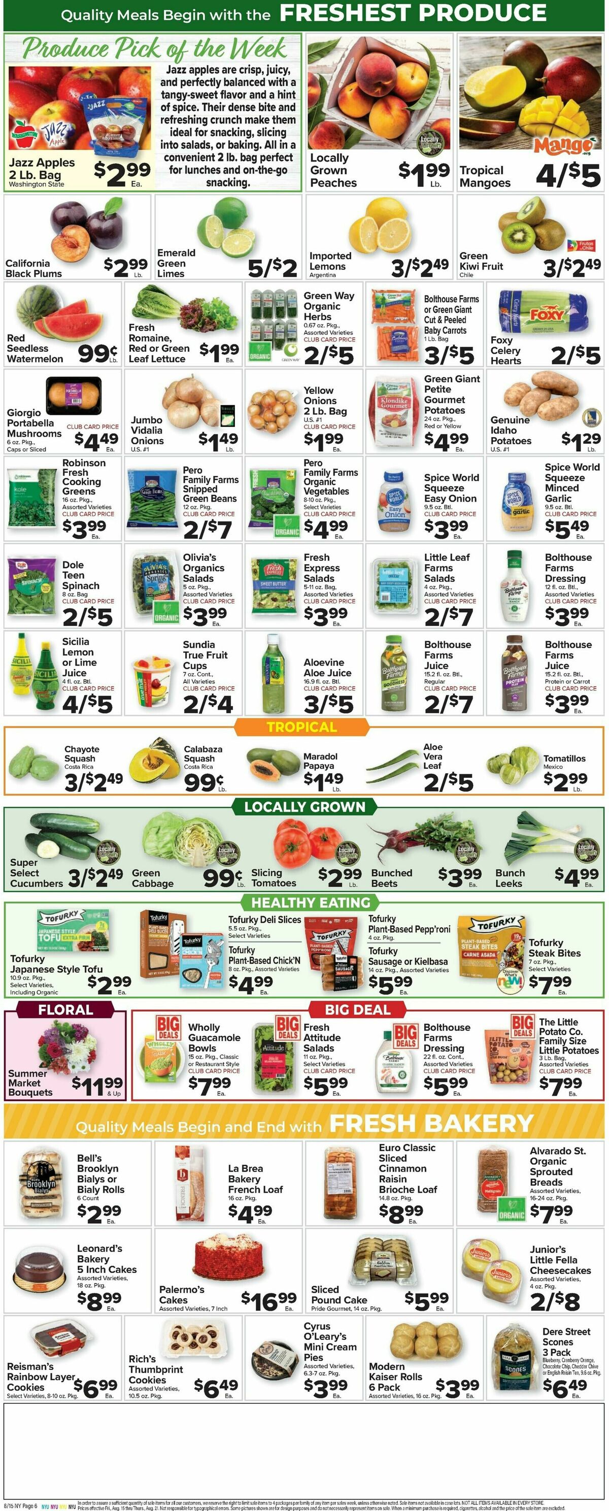 Food Town Weekly Ad from August 15