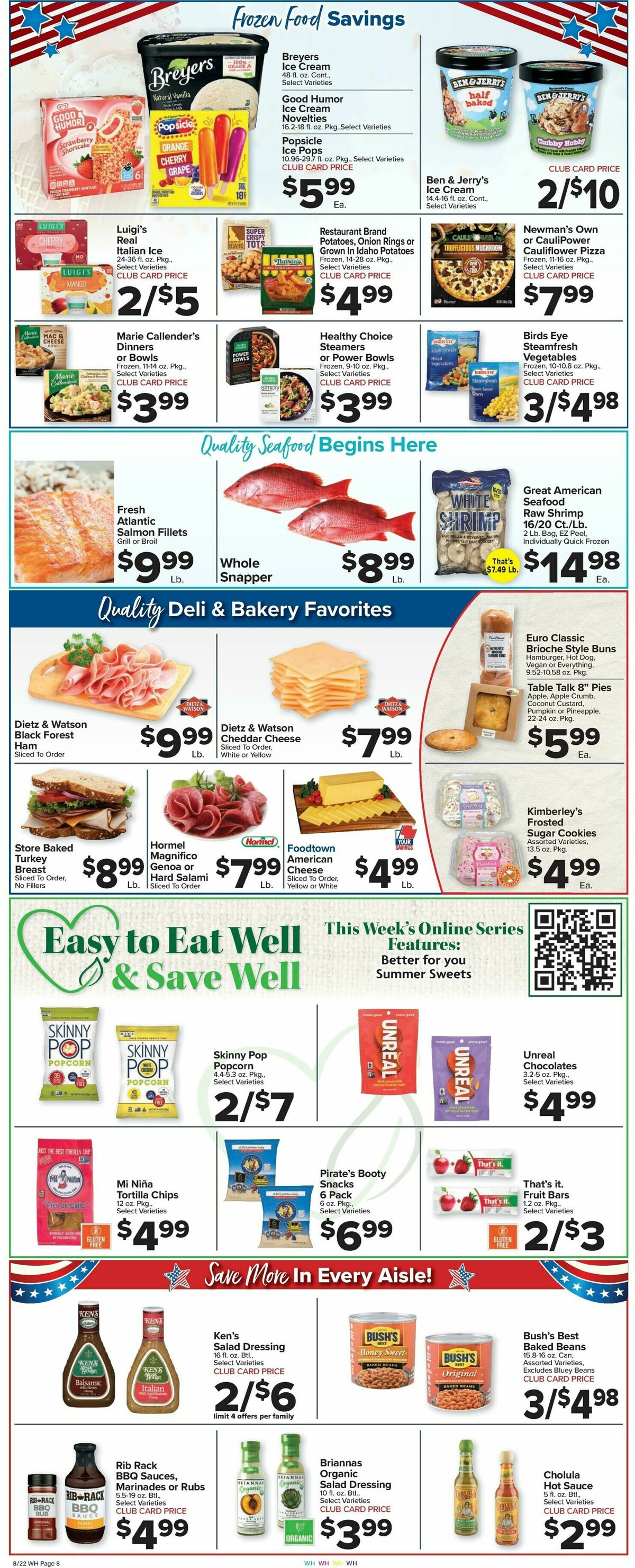 Food Town Weekly Ad from August 22