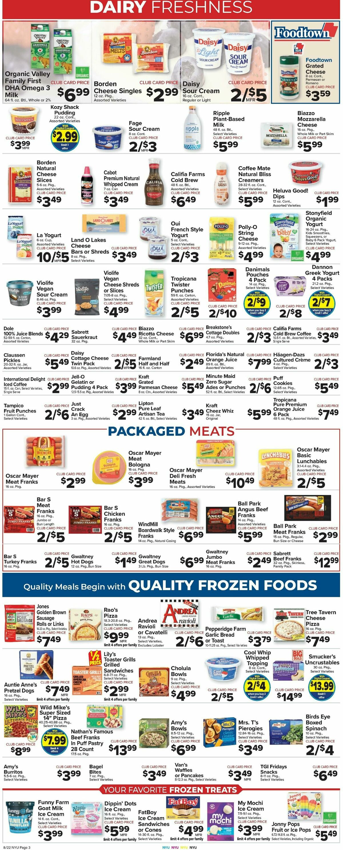 Food Town Weekly Ad from August 22