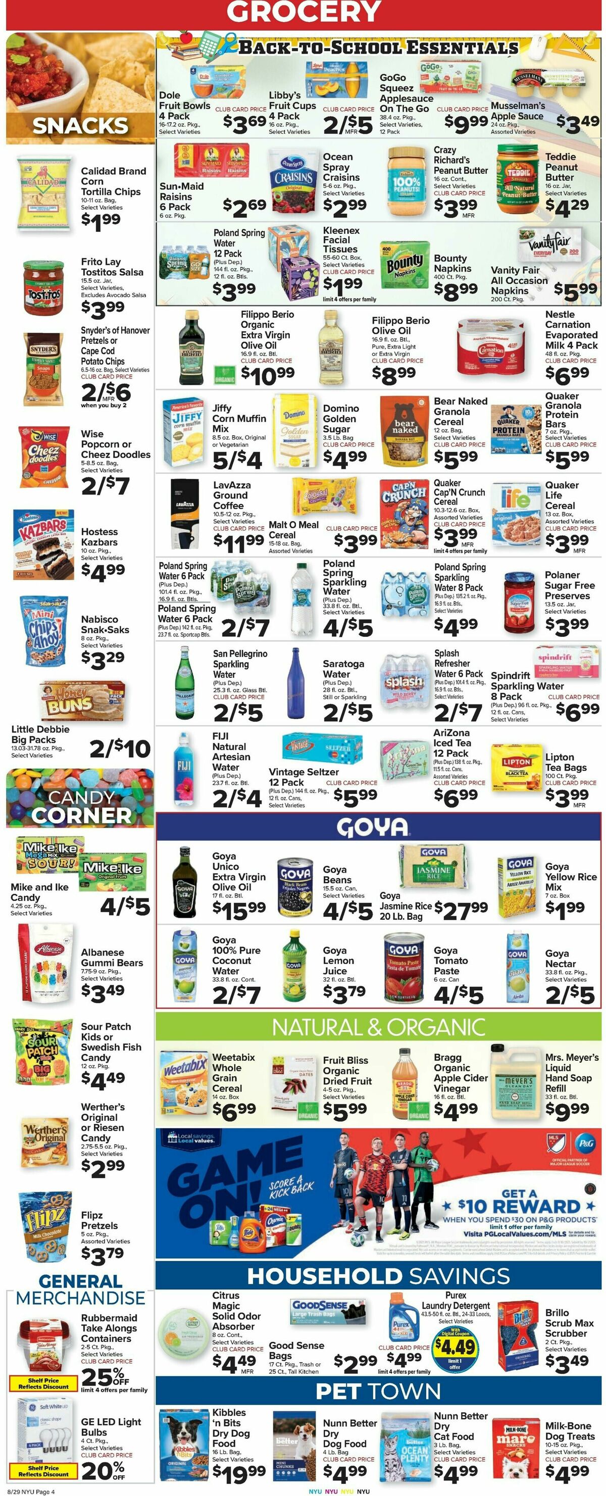 Food Town Weekly Ad from August 29