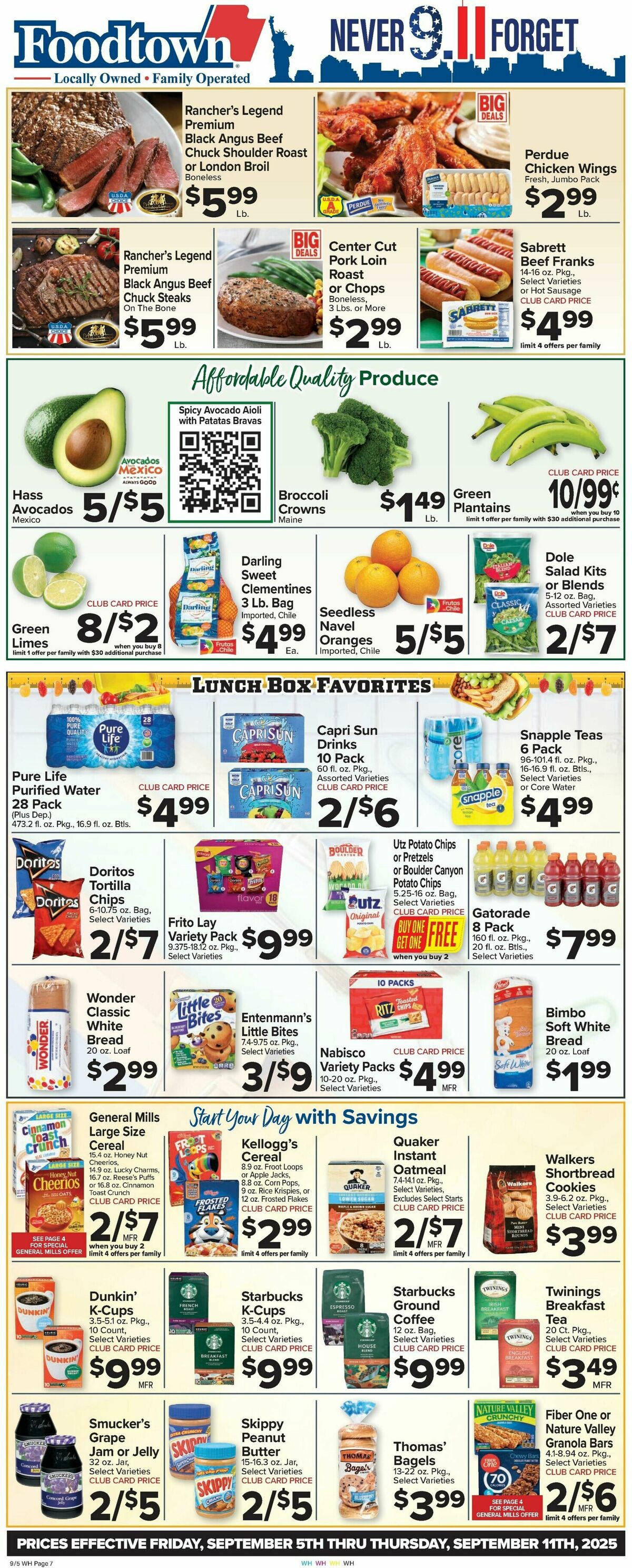 Food Town Weekly Ad from September 5