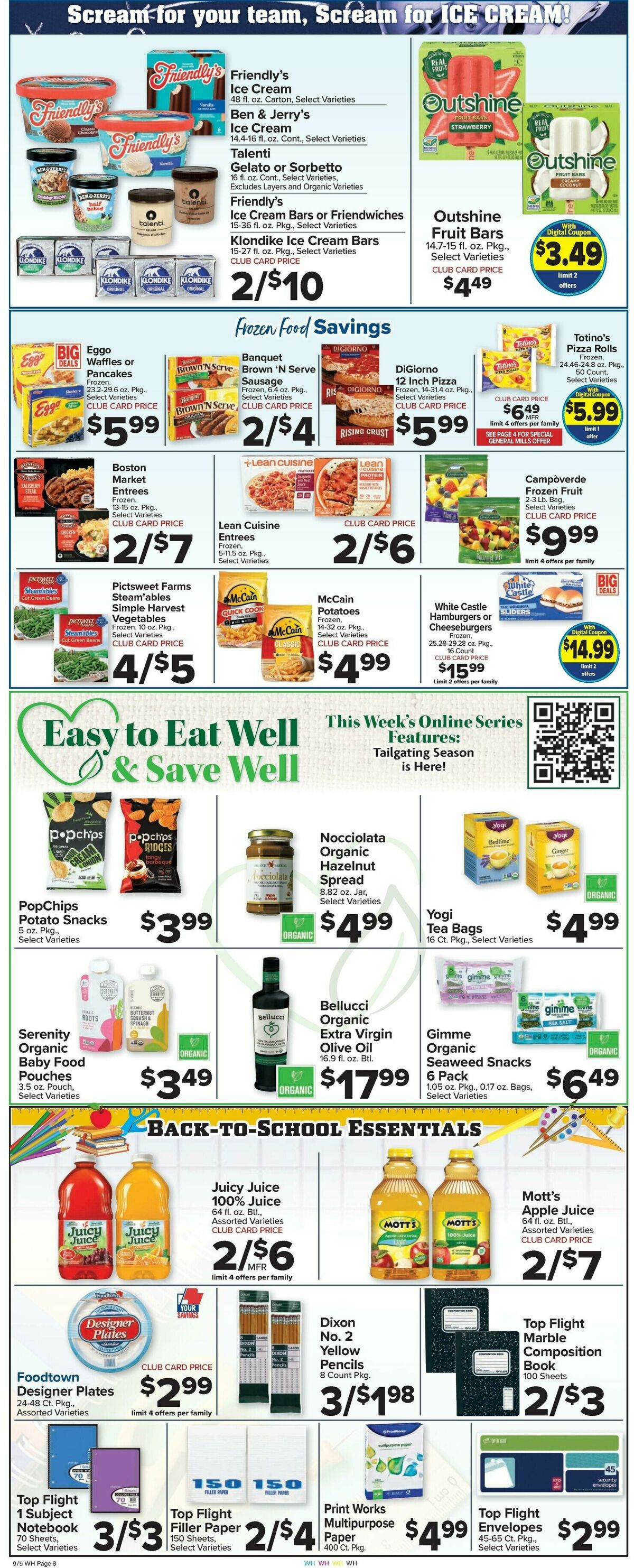 Food Town Weekly Ad from September 5