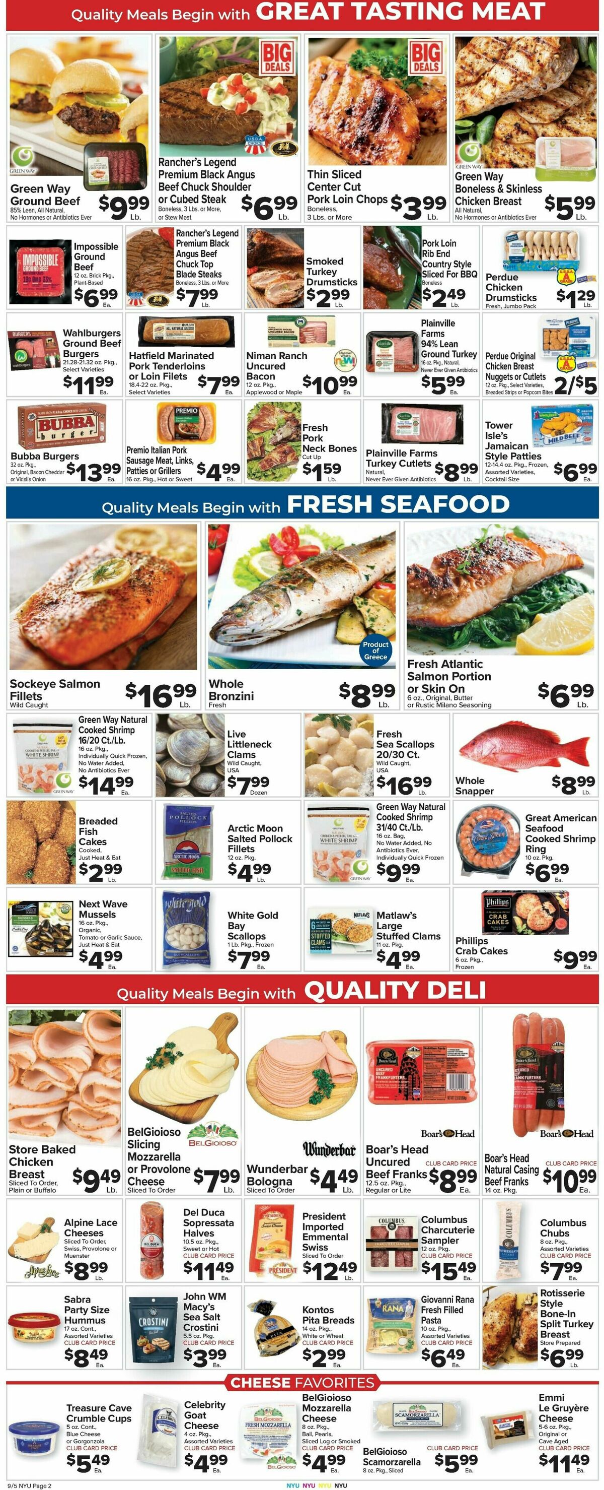 Food Town Weekly Ad from September 5