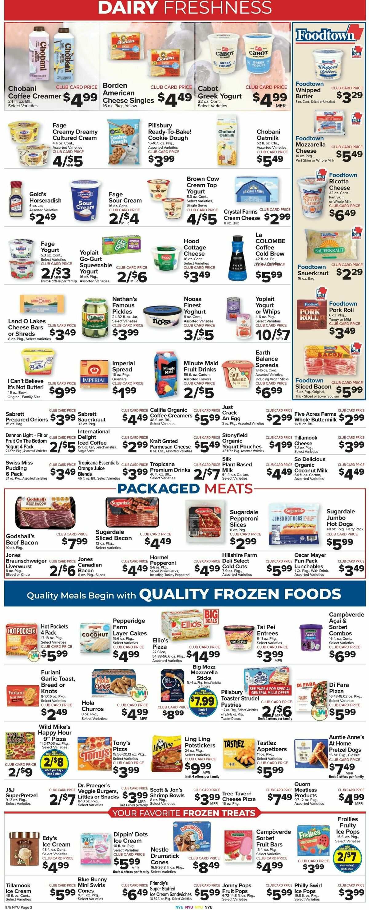 Food Town Weekly Ad from September 5