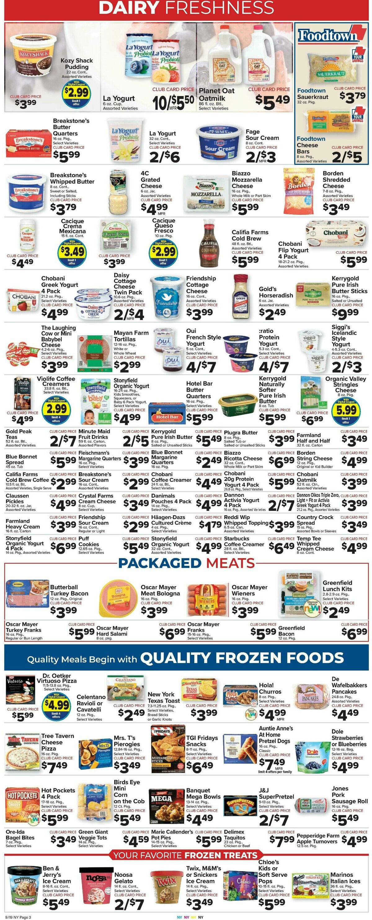 Food Town Weekly Ad from September 19