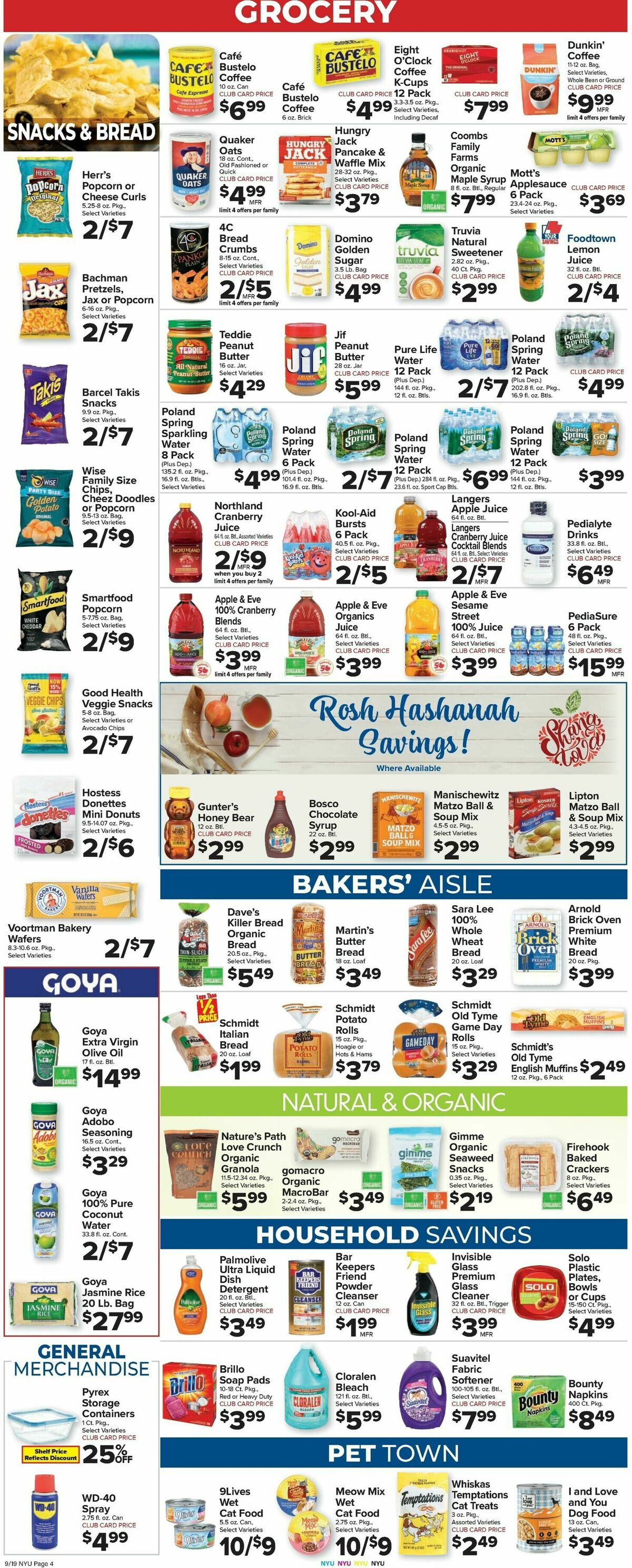 Food Town Weekly Ad from September 19