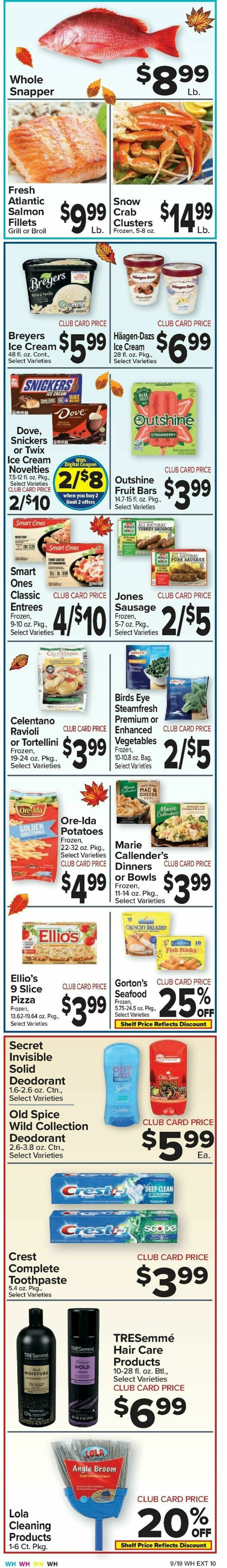 Food Town Weekly Ad from September 19
