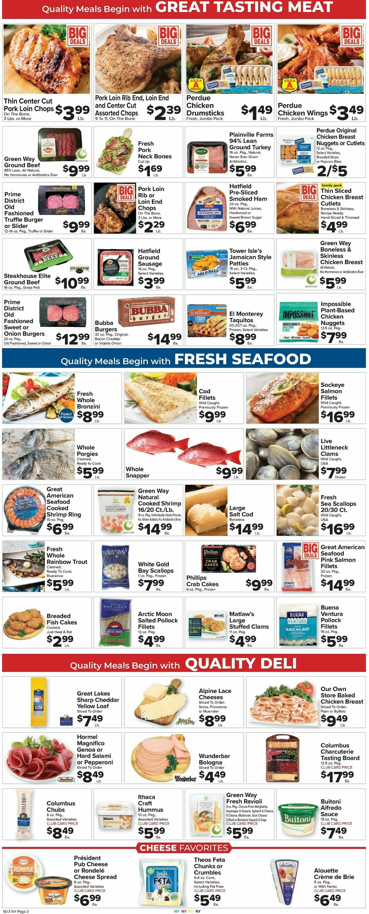 Food Town Weekly Ad from October 3
